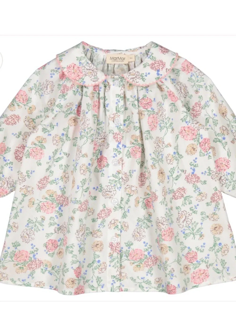MarMar Copenhagen Dakari Poplin Dress Summer Bloom Size 3Y